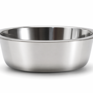 Stainless Steel Dog Food Bowl – Durable Non-Slip Pet Feeding Dish for Dogs & Cats