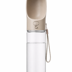 Portable Dog Water Bottle with Built-in Bowl – Leak-Proof Travel Drinking Bottle for Pets